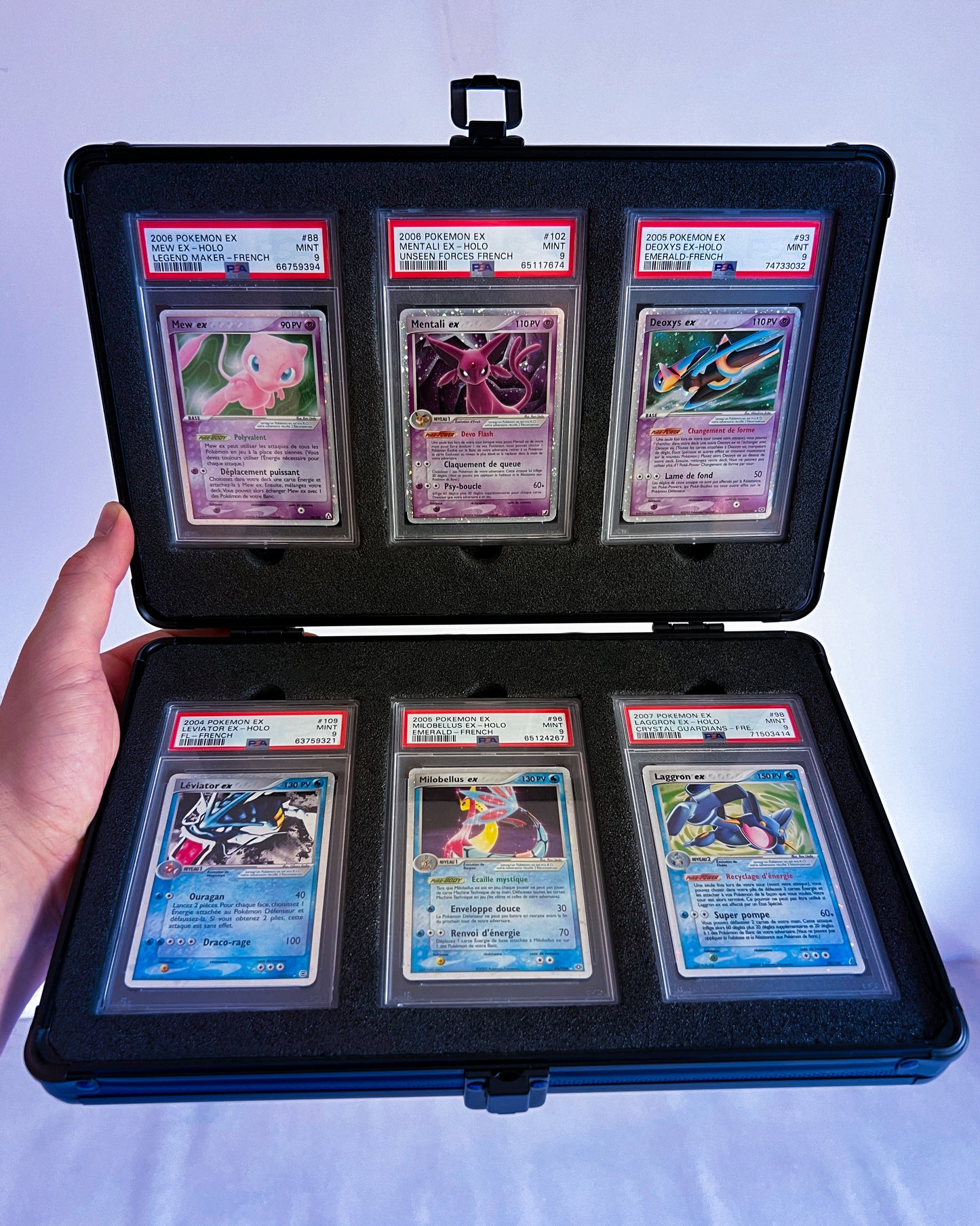 Valisette de Protection pour Cartes Pokemon - PSA 6 cartes|VANDJI Case